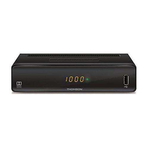  THOMSON THC300 HD Receiver for Digital Cable TV DVB C Full HD (HDTV, HDMI, SCART, USB, Media Player) Black