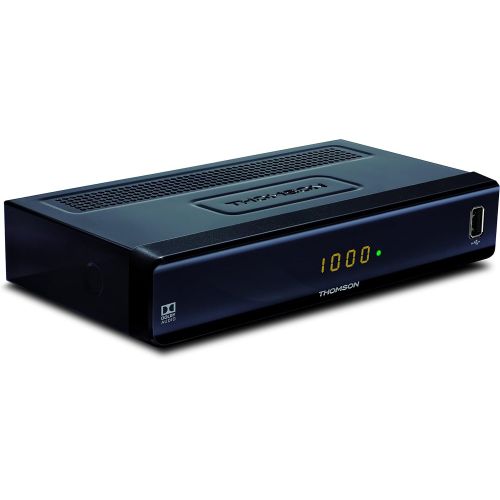  THOMSON THC300 HD Receiver for Digital Cable TV DVB C Full HD (HDTV, HDMI, SCART, USB, Media Player) Black