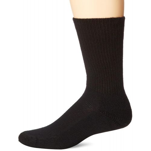  Thorlos Unisex WGX Work Padded Crew Sock, BLack, Medium