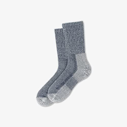  Thorlos Unisex LTH Light Hiking Thick Padded Crew Sock, Navy, Large