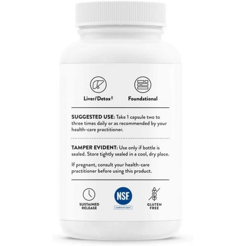  Thorne Research - Glutathione-SR - Sustained-Release Glutathione for Antioxidant Support - NSF Certified for Sport - 60 Capsules