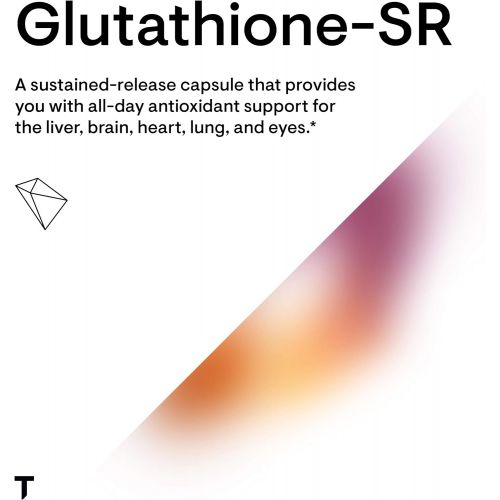  Thorne Research - Glutathione-SR - Sustained-Release Glutathione for Antioxidant Support - NSF Certified for Sport - 60 Capsules