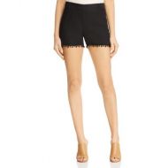 Three Dots Linen Pom-Pom Trimmed Shorts