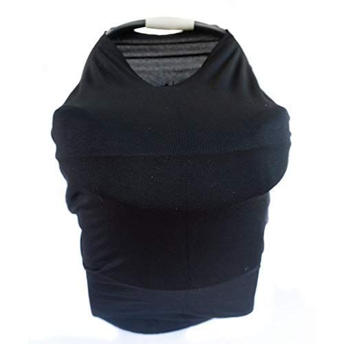  Three Little Tots Car Seat 5 in 1 Cover - Im Cute & Cuddly But Please Dont Touch Little Me (Black)