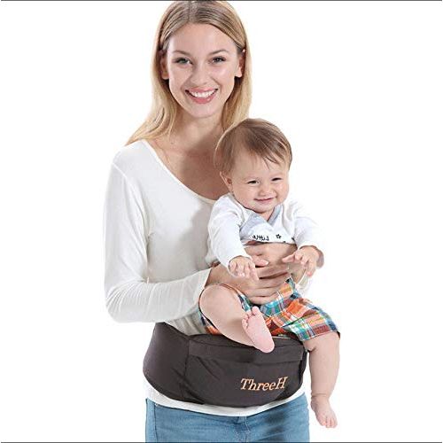  ThreeH Baby HipSeat Belt Infant Toddler Waist Stool Strap Outdoor BC10,Brown