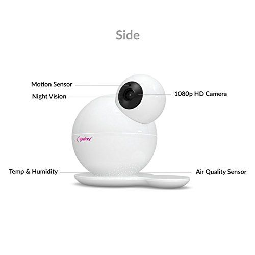  ThreeTech iBabyCare M6S 1080P Video Wifi Baby Monitor ( 3rd Generation with Air Quality...