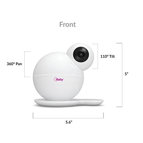  ThreeTech iBabyCare M6S 1080P Video Wifi Baby Monitor ( 3rd Generation with Air Quality...