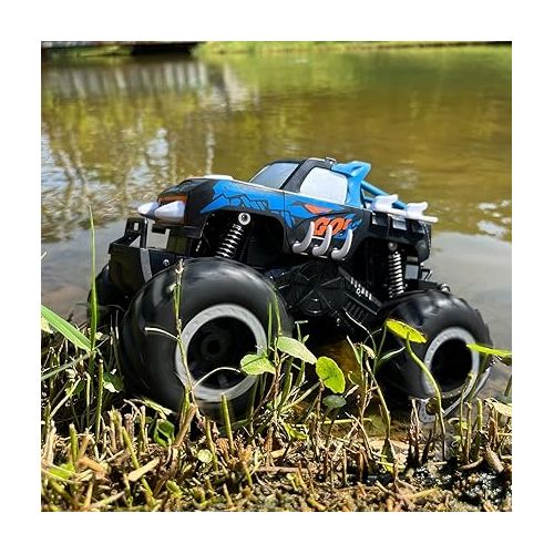  Threeking 1:16 Pick-up Toys RC Car Truck Toys Remote Control Cars Body Waterproofing Suitable for All Terrain 4WD Off-Road Car Gifts Presents for Boys/Girls Ages 6+