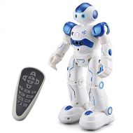 Threeking Robots Toys Gifts for 8+ Years Old Kids RC Robot Toys Programmable Smart Sensing Music Robot Toys Birthday Gifts Presents Indoor Toys for Kids - Male Voice