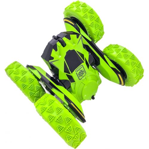  Threeking RC Cars Stunt car Remote Control Car Double Sided 360° Flips Rotating 4WD Outdoor Indoor car Toy Present Gift for Boys/Girls Ages 6+