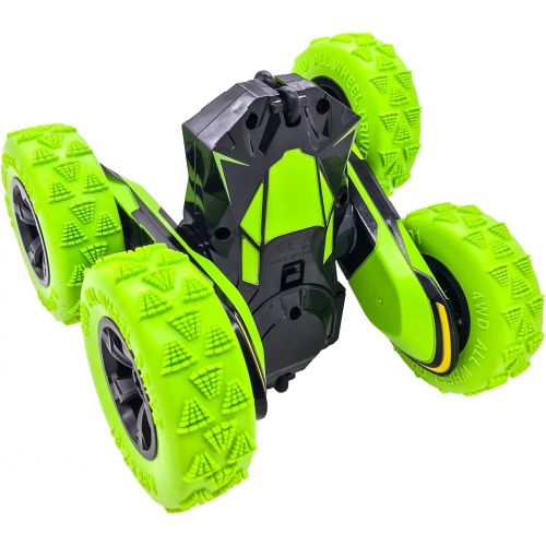  Threeking RC Cars Stunt car Remote Control Car Double Sided 360° Flips Rotating 4WD Outdoor Indoor car Toy Present Gift for Boys/Girls Ages 6+
