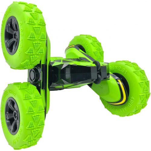  Threeking RC Cars Stunt car Remote Control Car Double Sided 360° Flips Rotating 4WD Outdoor Indoor car Toy Present Gift for Boys/Girls Ages 6+