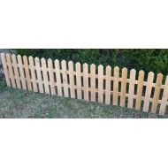 ThreemanProducts Brand New 16 Foot Cedar Wood Fence, Decorative Garden Fencing nearly 2 feet tall.