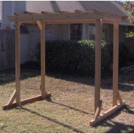 /ThreemanProducts Brand New Very Large Pergola Style Cedar Garden Arbor - Almost 8 Feet Wide - Free Shipping