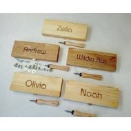 ThreewoodShop Free personalized gift for kids, Montessori toys, screw board, screw driver board, educational toys, wooden toys gift for boys birthday gift