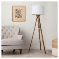 Oak Wood Tripod Floor Lamp -ThresholdTM