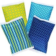 Thrive Ice Pack for Lunch Box (4 Pack) Reusable Cooler Ice Packs ? Reusable Ice Packs for Kids or Adults