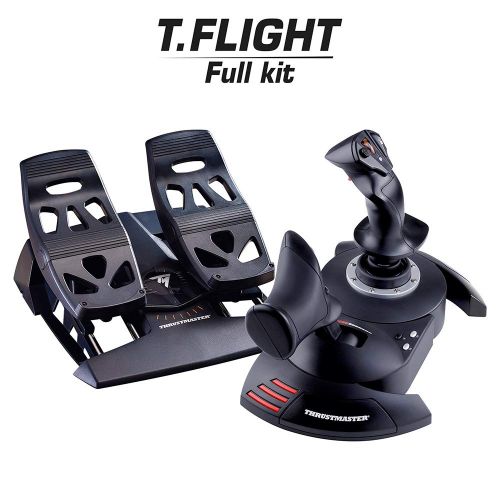  [아마존베스트]By ThrustMaster ThrustMaster ThrustMaster Full Flight Kit - T-Flight Hotas X + TFRP Rudder Bundle - PC; Mac; Linux