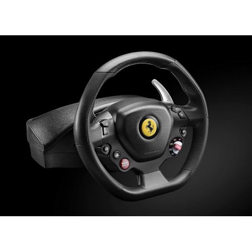  [아마존베스트]ThrustMaster T80 Ferrari 488 GTB Edition Steering Wheel + Pedals Playstation 4 Black