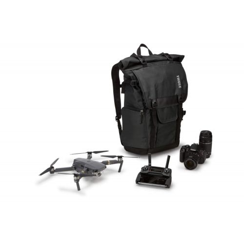 툴레 Thule Covert DSLR Rolltop Daypack-Mineral