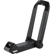 Thule Hull-a-Port Aero Rooftop Kayak Rack - Carries 1 Kayak - Anti-Theft Design - Foldable Design - Rubber Padding mounting Surface - Easy Strap Management - 75lb Weight Capacity