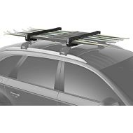 Thule SnowPack Ski/Snowboard Rack, Large (6 Pr/4 Boards), Black