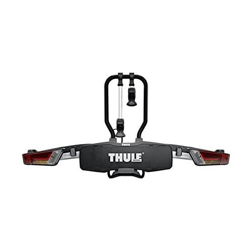 툴레 Thule 933300 Easyfold XT 2-Bike Towbar Carrier, Black/Silver