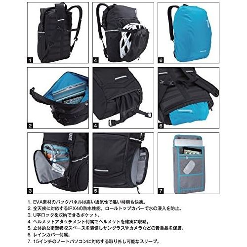 툴레 Thule Pack-n-Pedal Commuter Backpack