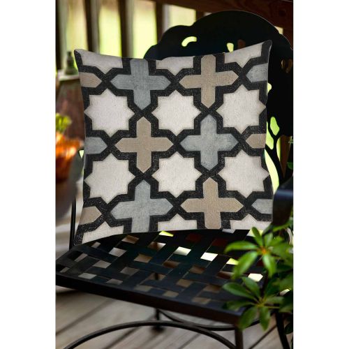  Thumbprintz Moroccan Symbol I IndoorOutdoor Pillow