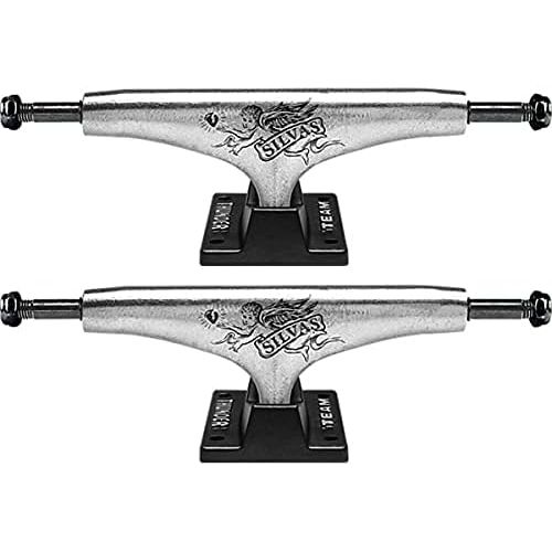  Thunder Trucks Miles Silvas 148mm Omni Team Hollow Lights Polished/Black Skateboard Trucks - 5.5 Hanger 8.25 Axle (Set of 2)