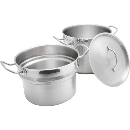  Thunder Group 8 QT 18/8 Stainless Steel Double Boiler (3 PCS Set)