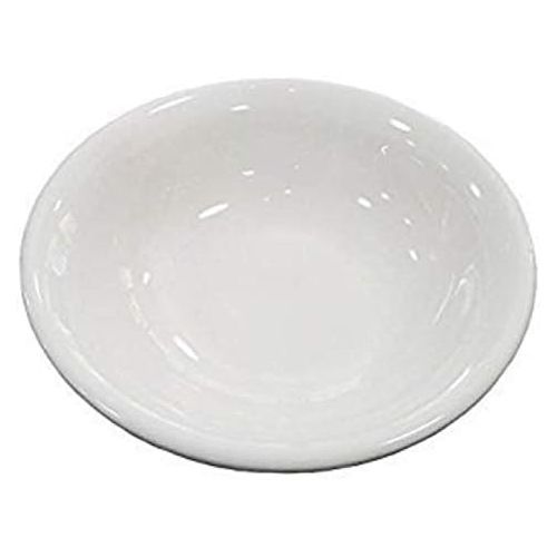  [아마존베스트]Thunder Group 9 White Porcelain Rolled Edge Round Plate (6 Count)