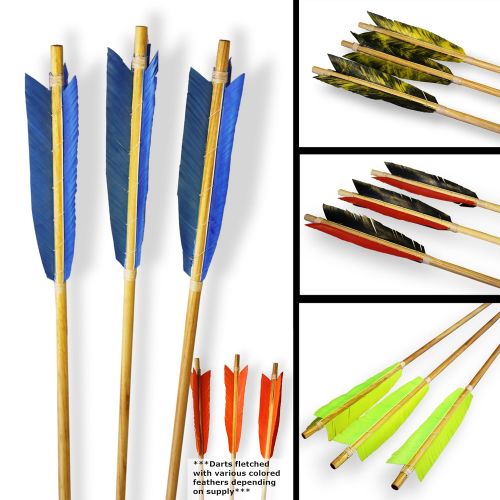  Thunderbird Atlatl Six- Five Foot Fletched Atlatl Darts