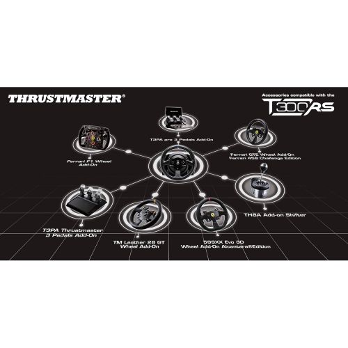  By ThrustMaster Thrustmaster T300RS Officially Licensed PS4PS3 Force Feedback Racing Wheel