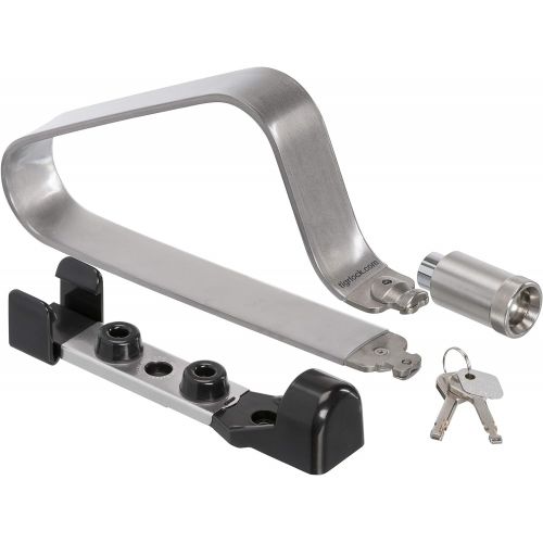  TiGr Mini Lightweight Titanium Bicycle Lock & Mounting Clip, Strong and Light Easy to Carry Bike Lock