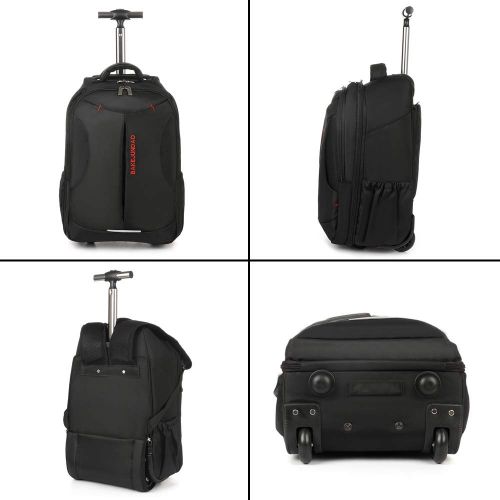  TiTa-Dong Wheeled Laptop Backpack 18 Rolling Carry-on Trolley School Bags Travel Luggage