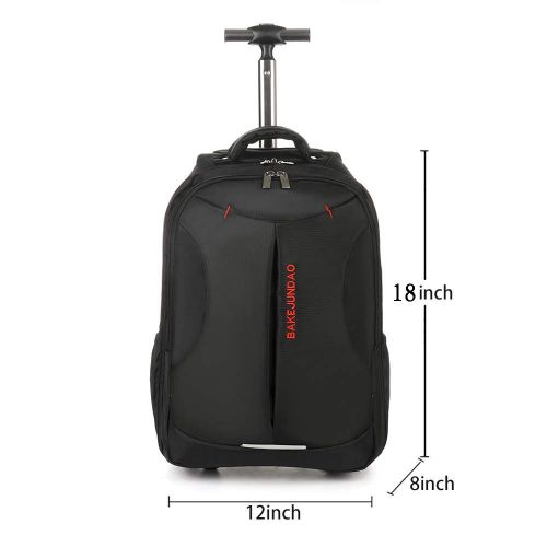  TiTa-Dong Wheeled Laptop Backpack 18 Rolling Carry-on Trolley School Bags Travel Luggage