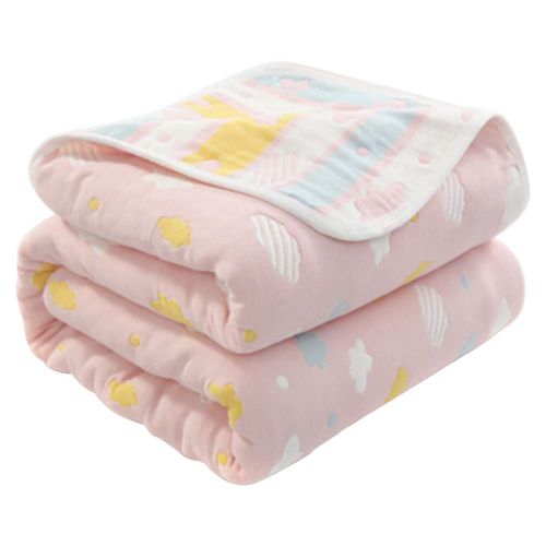  TiTa-Dong Premium Toddler Blankets - 6 Layers of 100% Organic Hypoallergenic Muslin Cotton Throw/Swaddle Blanket/Baby Receiving Swaddling Blankets - Perfect Infant Newborn Girl Boy Shower Gi