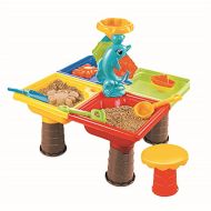 Sand Water Play Table , Kids Beach Play Set Toys Garden Sandpit Sandbox Desk Toys Toddler Aquatic Arena Sandbox Activity Play Set by TiTa-Dong