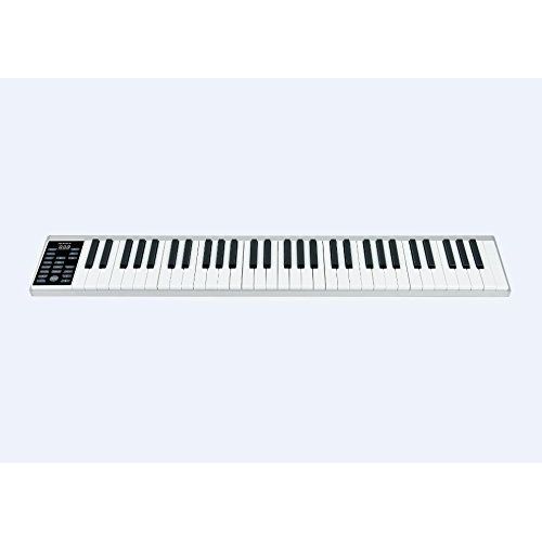  Tiangtech Newest Deluxe Portable 61-Key Electronic Keyboard with Record and Playback Functions - Electronic Midi Piano with Loudspeaker and Headphone Port