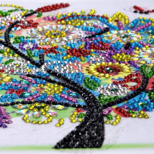  TianranRT Special Shaped Diamond Painting DIY 5D Partial Drill Cross Stitch Kits Crystal r