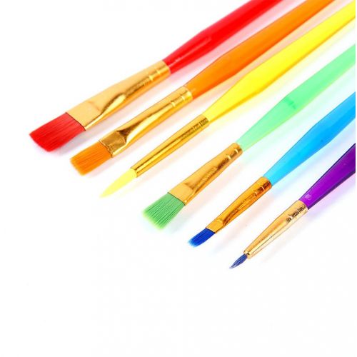  TianranRT Kunststoff Stange Farbung Stift 6pcs Fondant Kuchen Dekorieren Stift Creme Farbe Tonen Pinsel Backen Geback Werkzeuge
