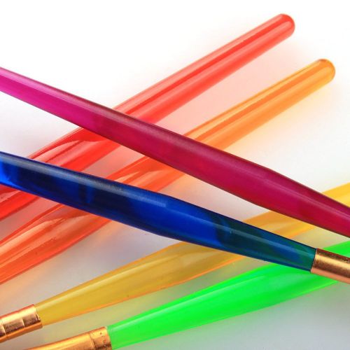  TianranRT Kunststoff Stange Farbung Stift 6pcs Fondant Kuchen Dekorieren Stift Creme Farbe Tonen Pinsel Backen Geback Werkzeuge