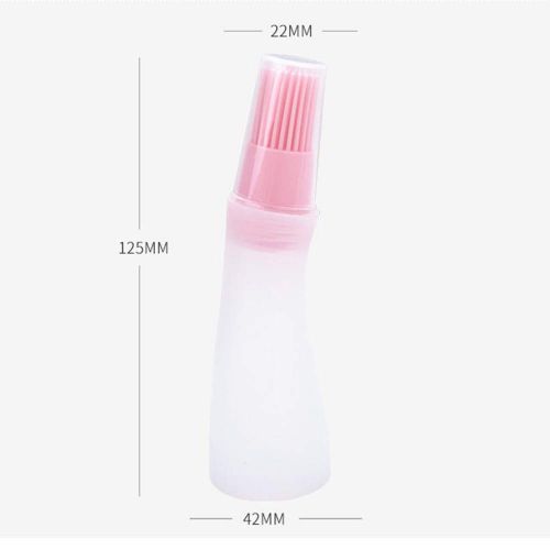  TianranRT 1pc High Temperature Resistant Oil Bottle Silicone Brush Kitchen BBQ Tool
