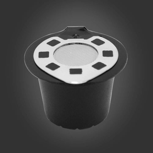  TianranRT Nachfuellbar wiederverwendbar Kaffee Kapseln Schoten fuer Nespresso Maschinen Filter (B)