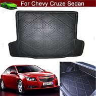 Tiantian Car Boot Pad Cargo Liner Cargo Mat Tray Trunk Floor Cargo Liner for Chevrolet Chevy Cruze Sedan 2014 2015 2016 2017 2018 2019 (Not fit for Cruze Diesel Modal)