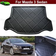 Tiantian Car Boot Pad Liner Cargo Mat Tray Trunk Floor Cargo Liner for Mazda 3 Sedan 2014 2015 2016 2017 2018 2019 2020