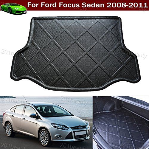  Tiantian Car Boot Pad Liner Cargo Mat Tray Trunk Floor Protector Mat for Ford Focus Sedan 2008 2009 2010 2011