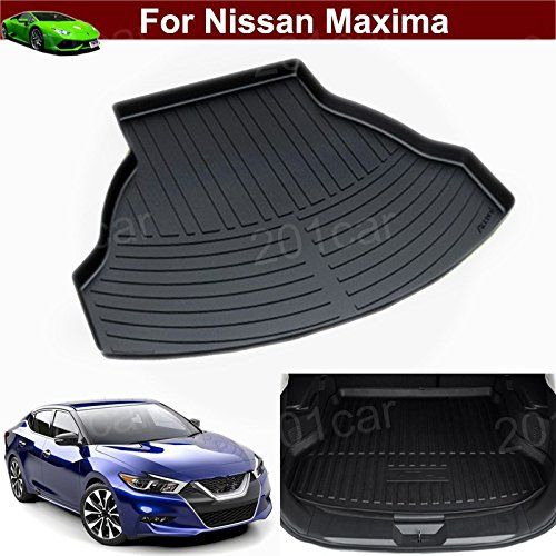  Tiantian 1pcs Leather Car Boot Liner Rear Trunk Pretect Mat Trunk Tray Trunk Cargo Liner Mat Cargo Tray Floor Mat Custom Fit for Nissan Maxima 2016 2017 2018 2019