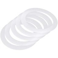 [아마존베스트]TiaoBug 5pcs Stove Top Coffee Maker Moka Replacement Silicone Gasket Seal Ring for 1-Cup One Size